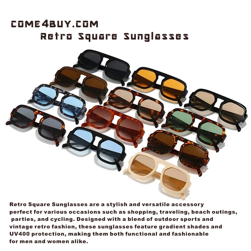 Women Fashion Gradient Shades UV400 Men Punk Sun Glasses Sunglasses - Tophatter Daily Deals