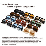 Women Fashion Gradient Shades UV400 Men Punk Sun Glasses Sunglasses - Tophatter Daily Deals