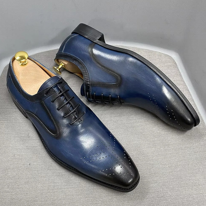 Luxury Cow Genuine Leather Men Shoes Men Shoes - Tophatter Daily Deals