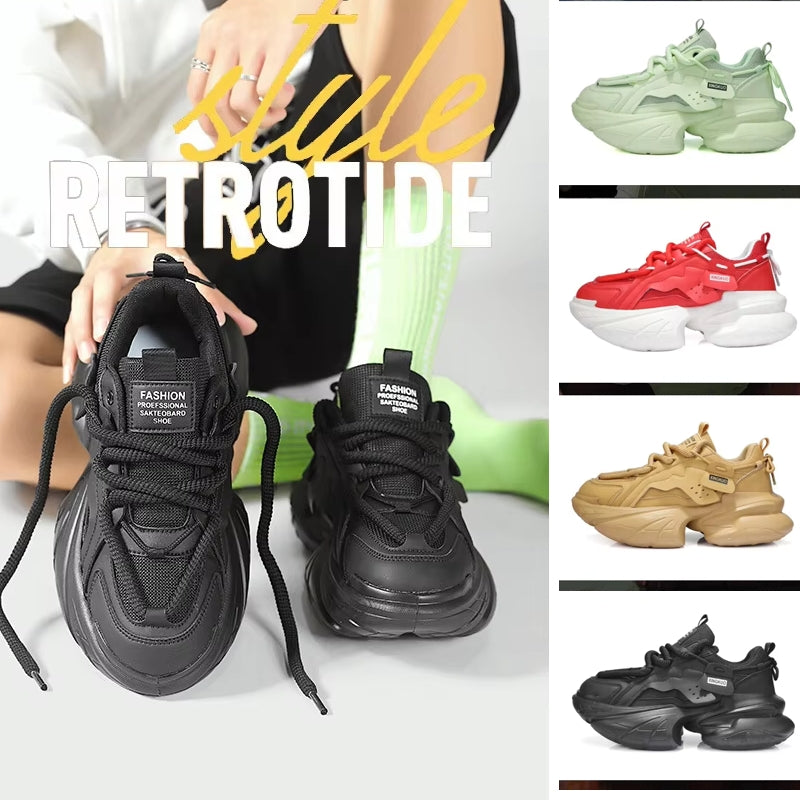 The Rise of Platform Thick Sole Sneakers Men Sneakers - Tophatter Daily Deals