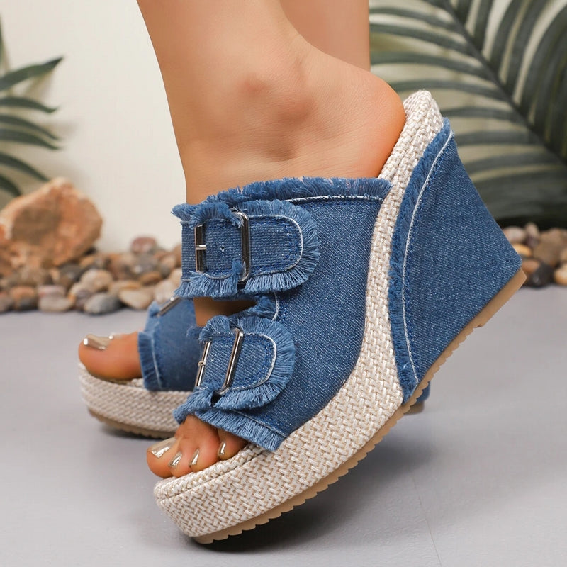 Fashion Platform Sandals Comfortable Anti-slip Designer Sandals Casual Women Shoes - Tophatter Daily Deals