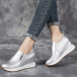 Genuine Leather Ankle Boot for Women 7cm Boots - Tophatter Daily Deals