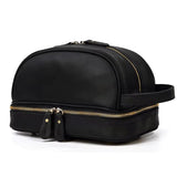 Premium Unisex Genuine Leather Clutch Bag Black Bag - Tophatter Daily Deals