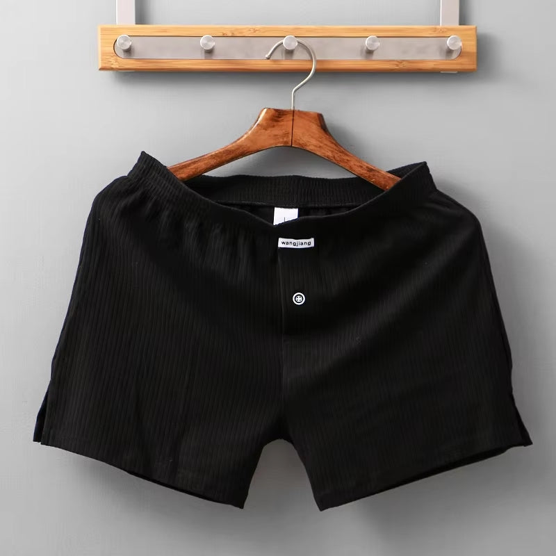 Stretch Cotton Underwear Men Boxer Shorts Black Men Briefs - Tophatter Daily Deals