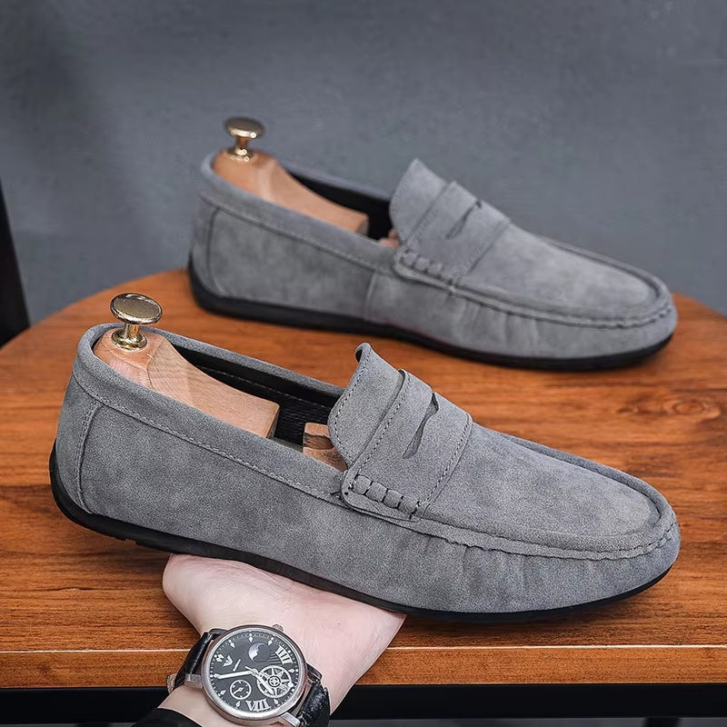 Men Flats Lightweight Driving Shoes Loafers - Tophatter Daily Deals
