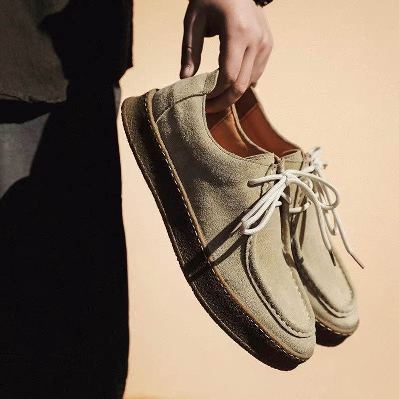Fashion Men Classic Retro Suede Shoes Men Dresses Shoes - Tophatter Daily Deals