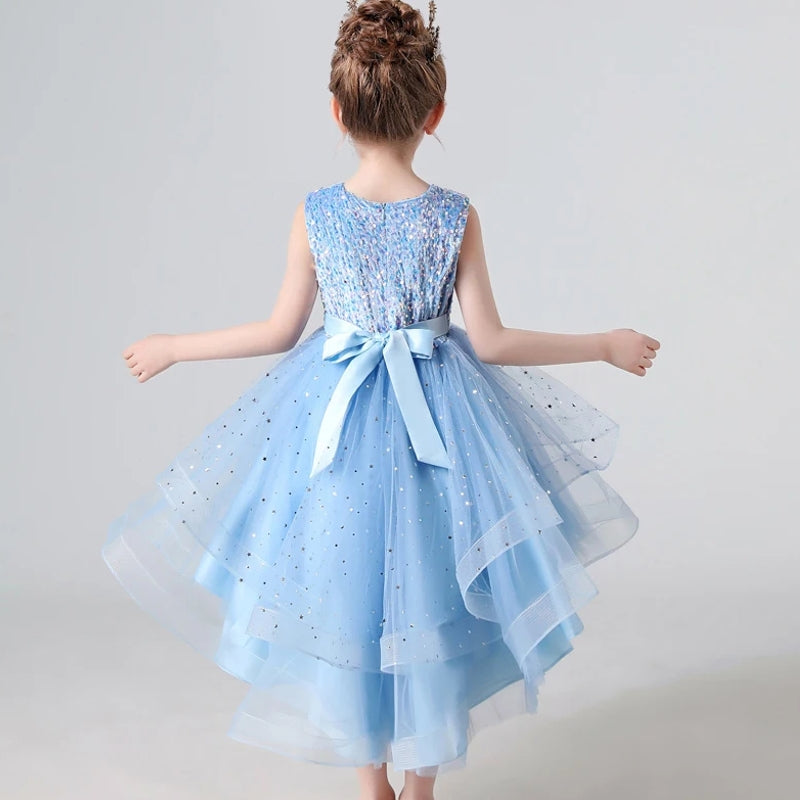 3-13 years Sequin Lace Tuxedo Dress for girls kids clothing - Tophatter Daily Deals