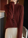 Wool Jacket Knitted Top Sweater Blouses - Tophatter Daily Deals