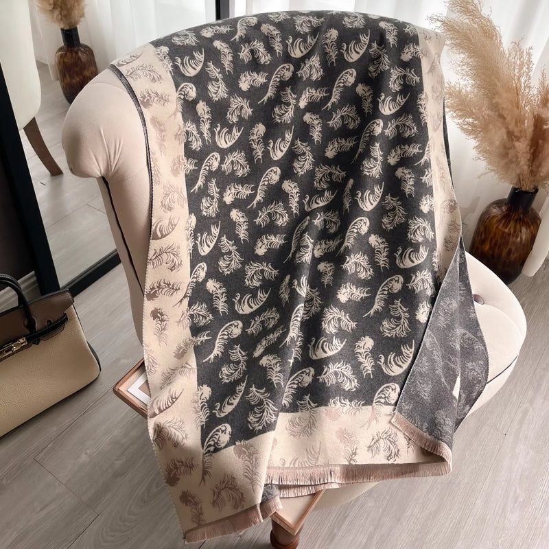 Women Scarf Warm British Style Thicken Shawl Scarf - Tophatter Daily Deals