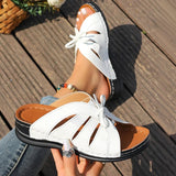 Women Sandals Sweet Wedges Heels Sandals Shoes - Tophatter Daily Deals