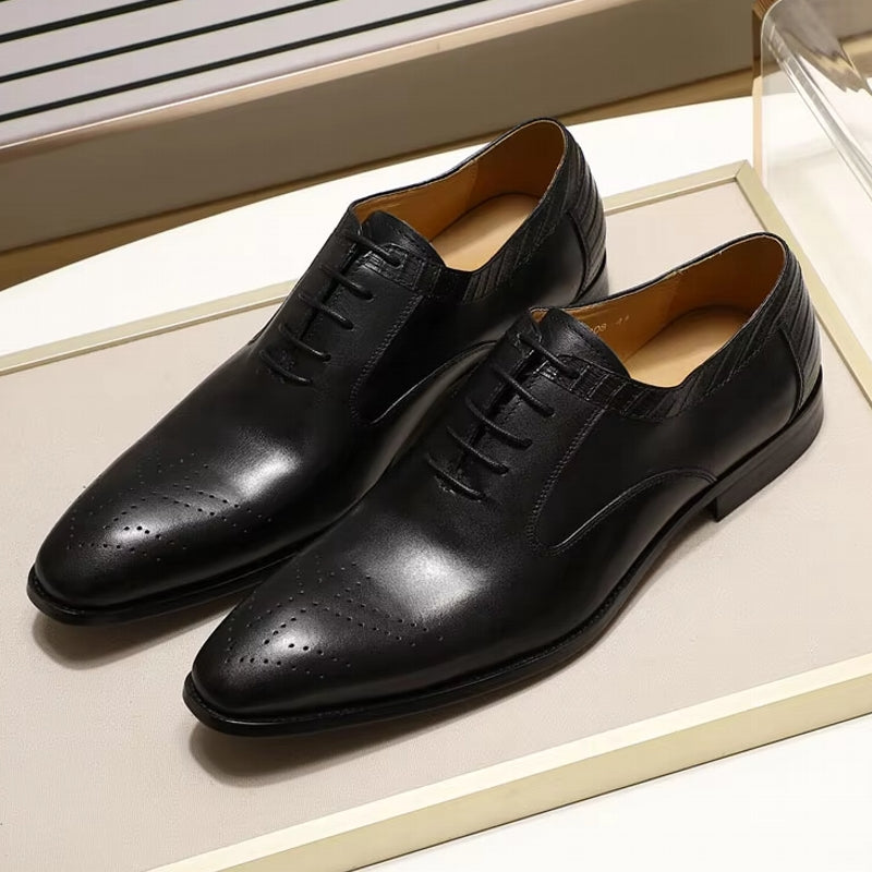 Luxury Cow Genuine Leather Men Shoes Men Shoes - Tophatter Daily Deals