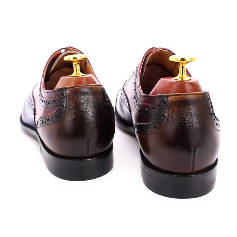 Mixed Color Oxford Cowhide Men Dress Shoes Men Dresses Shoes - Tophatter Daily Deals