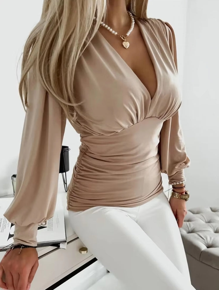 Blouse Shirt For Women khaki Blouses - Tophatter Daily Deals