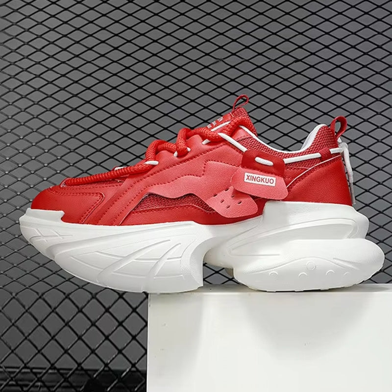 The Rise of Platform Thick Sole Sneakers Men Sneakers - Tophatter Daily Deals