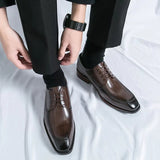 Fashion Formal Office Business Leather Shoes Men Dresses Shoes - Tophatter Daily Deals
