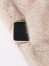 Gradient Cropped Faux Fur Coats Coats & Jackets - Tophatter Daily Deals