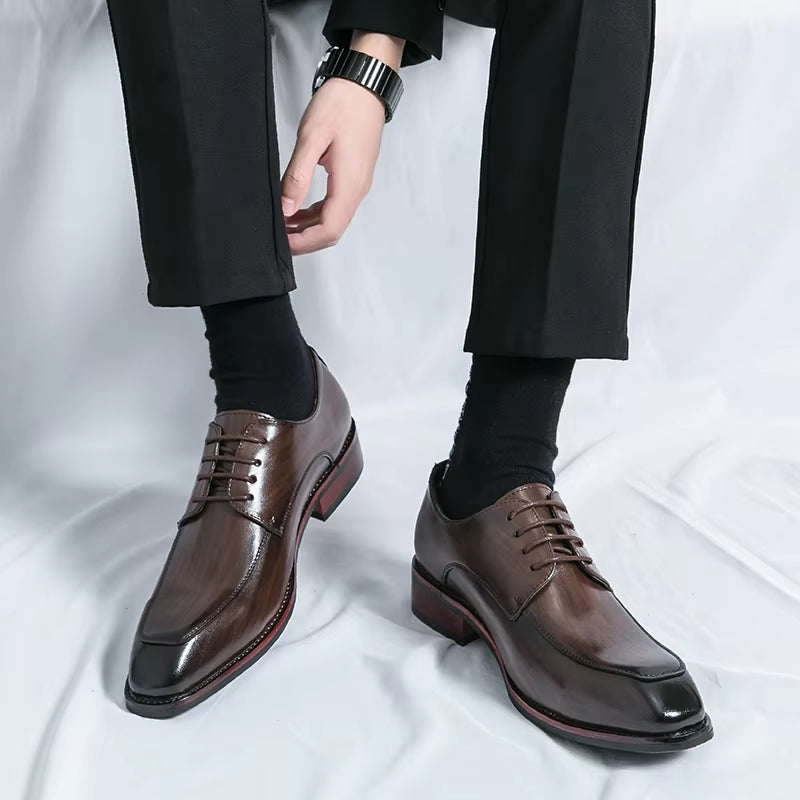 Fashion Formal Office Business Leather Shoes Men Dresses Shoes - Tophatter Daily Deals