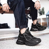 Unisex Men Increase Insole 8cm Sneaker High Heel Sneaker - Tophatter Daily Deals
