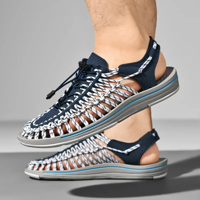 Casual Flat Outdoor Couples Sandals Men Sandals - Tophatter Daily Deals