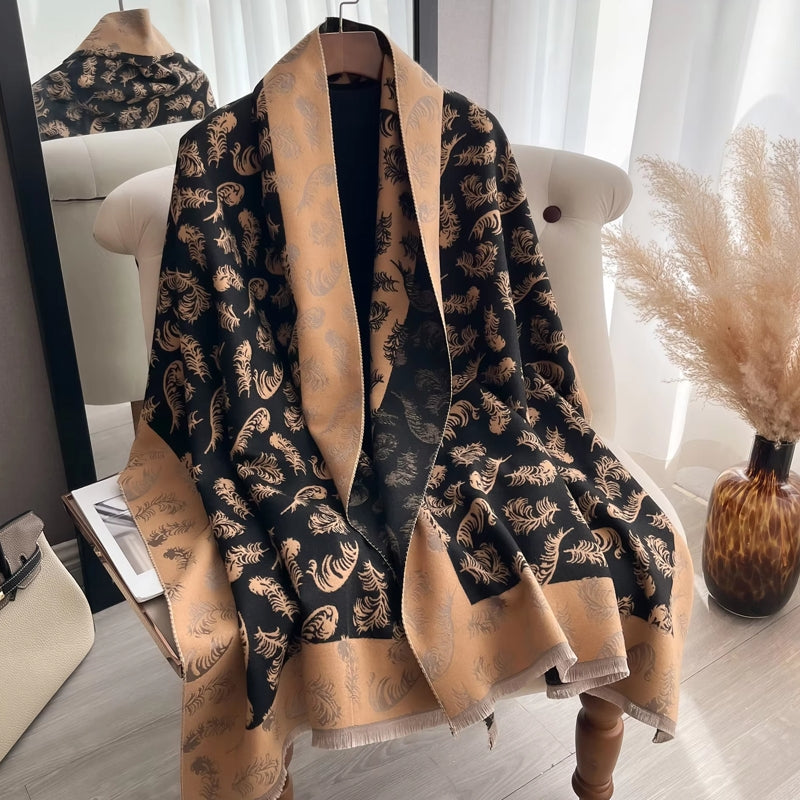 Women Scarf Warm British Style Thicken Brown Shawl Scarf - Tophatter Daily Deals