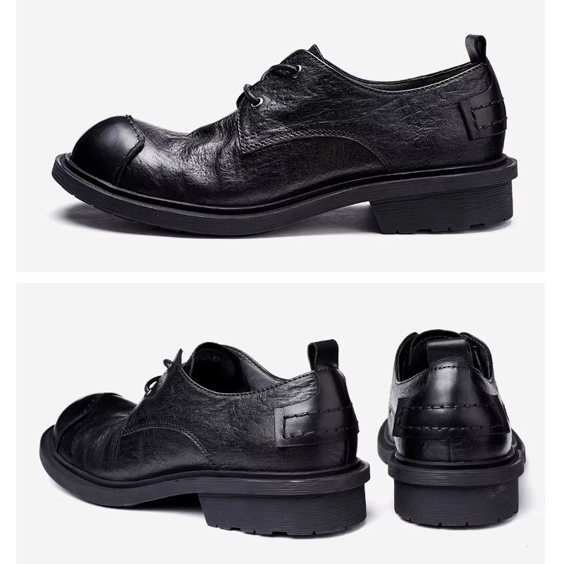 Genuine Cow Leather Men Dress Shoes Men Dresses Shoes - Tophatter Daily Deals