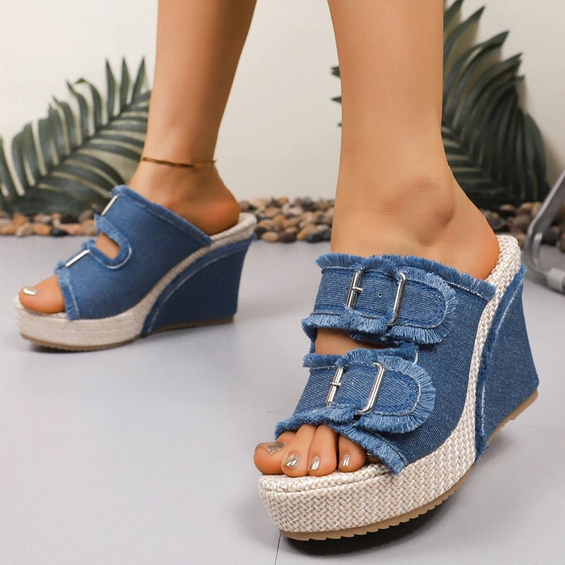 Fashion Platform Sandals Comfortable Anti-slip Designer Sandals Casual Women Shoes - Tophatter Daily Deals