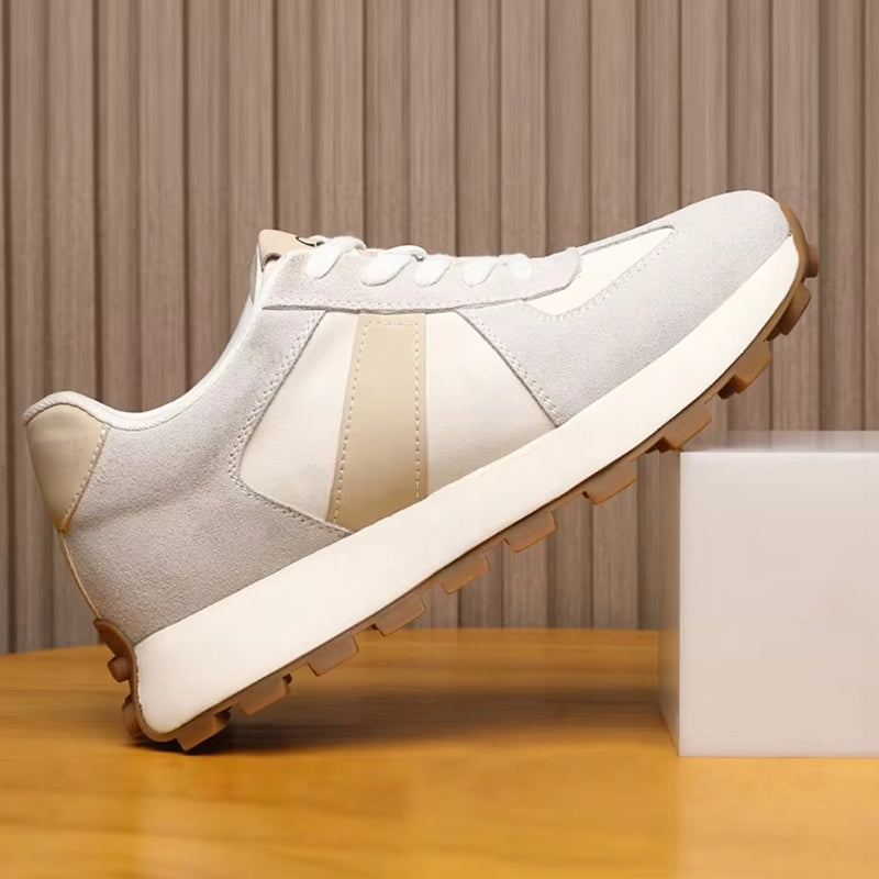 Cow Suede Leather Sneakers For Men Sport Shoes Men Sneakers - Tophatter Daily Deals