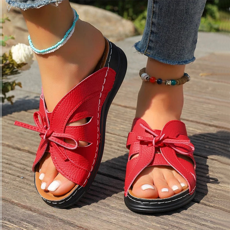 Women Sandals Sweet Wedges Heels Sandals Shoes - Tophatter Daily Deals