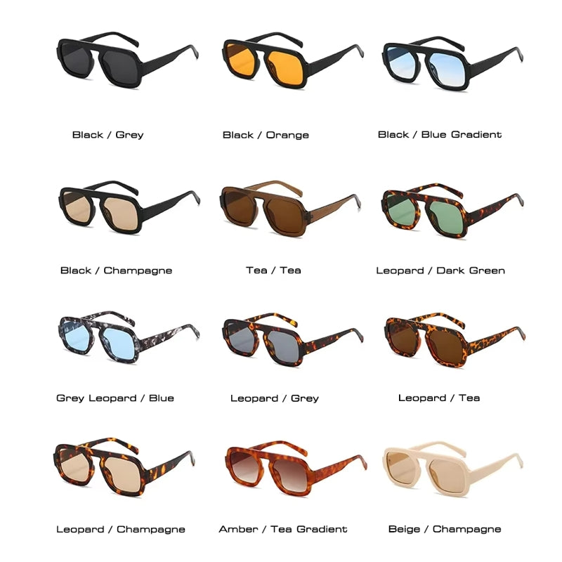 Women Fashion Gradient Shades UV400 Men Punk Sun Glasses Sunglasses - Tophatter Daily Deals