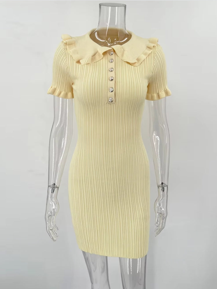 Ruffled Mini Dresses For Women Mini Dresses - Tophatter Daily Deals