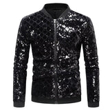 Men Shiny Black Blue Green Dance Street Wear Black Men's Clothing - Tophatter Daily Deals