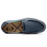 Canvas Loafers Breathable Men Flat Lazy Shoes Loafers - Tophatter Daily Deals