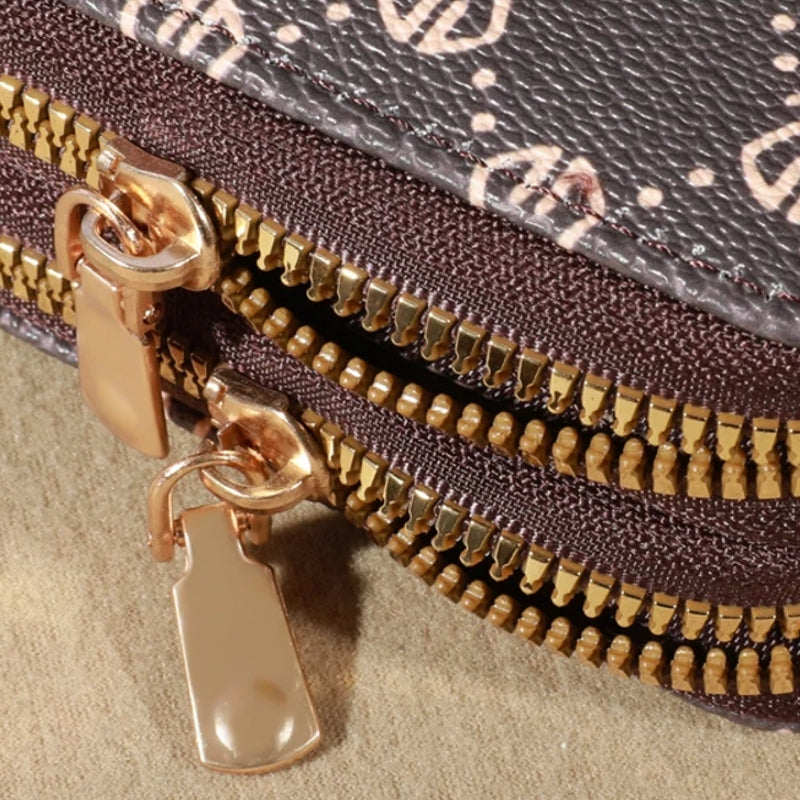 Chic Vintage Double Zipper Card Holder Wallet for Women Wallets - Tophatter Daily Deals