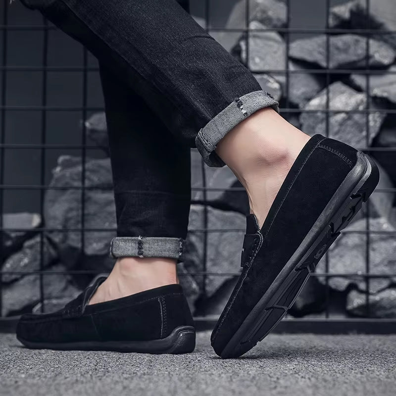 Men Flats Lightweight Driving Shoes Loafers - Tophatter Daily Deals