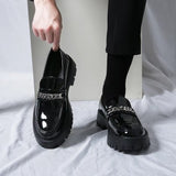 British Style Men Wedding Leather Shoes Loafers - Tophatter Daily Deals