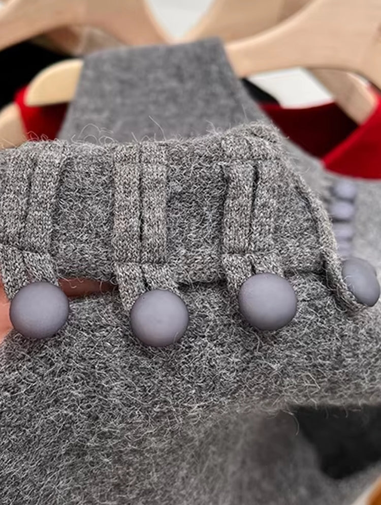 Winter Round Neck Vest Sweater Tops Blouses - Tophatter Daily Deals