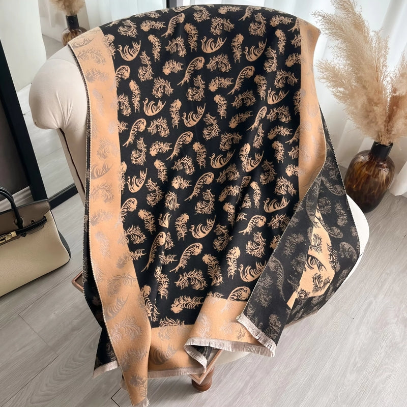 Women Scarf Warm British Style Thicken Shawl Scarf - Tophatter Daily Deals