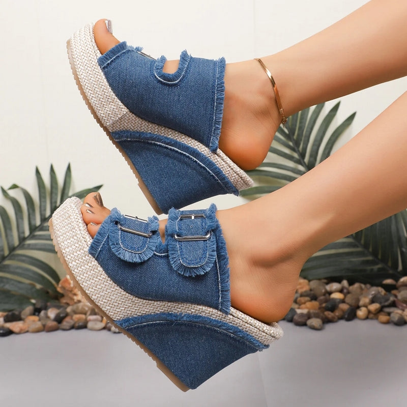 Fashion Platform Sandals Comfortable Anti-slip Designer Sandals Casual Women Shoes - Tophatter Daily Deals