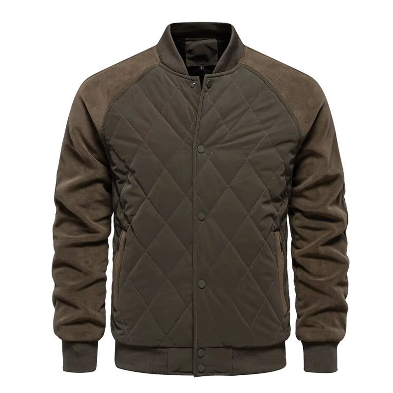 Men's Warm Thick Fleece Lining Jacket Army Green Men Jackets - Tophatter Daily Deals