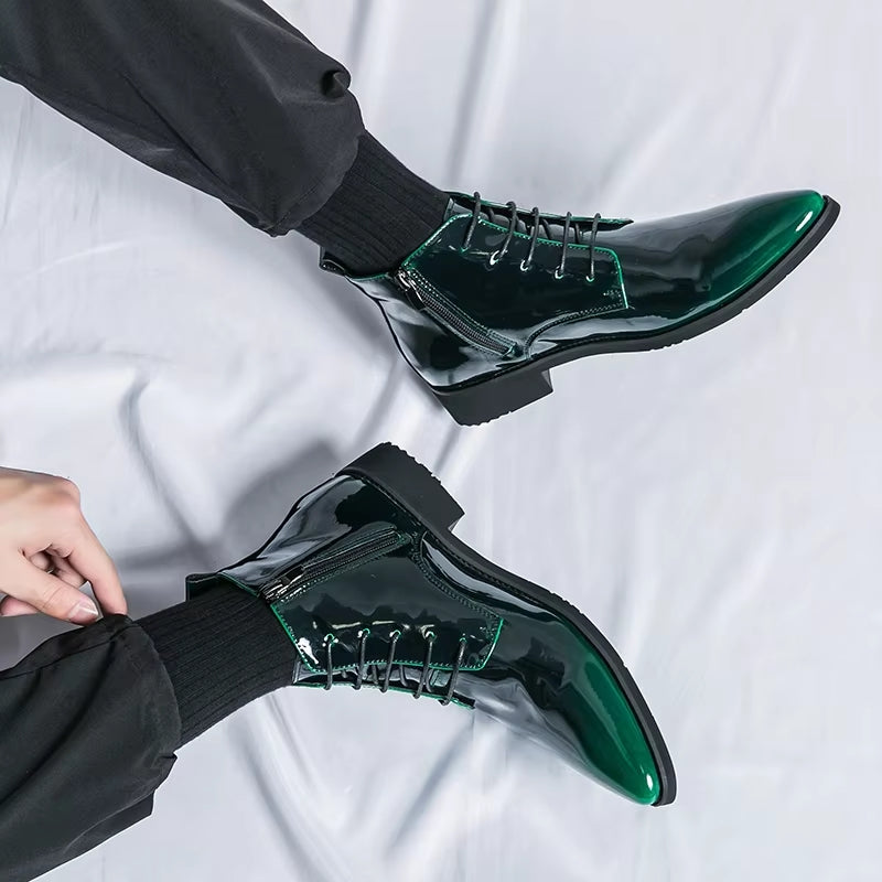 Oxford Shoes Men Dress Bling Purple Shoes Men Dresses Shoes - Tophatter Daily Deals