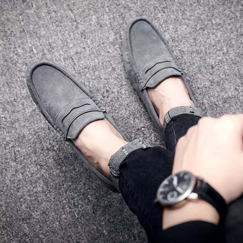 Men Flats Lightweight Driving Shoes Loafers - Tophatter Daily Deals