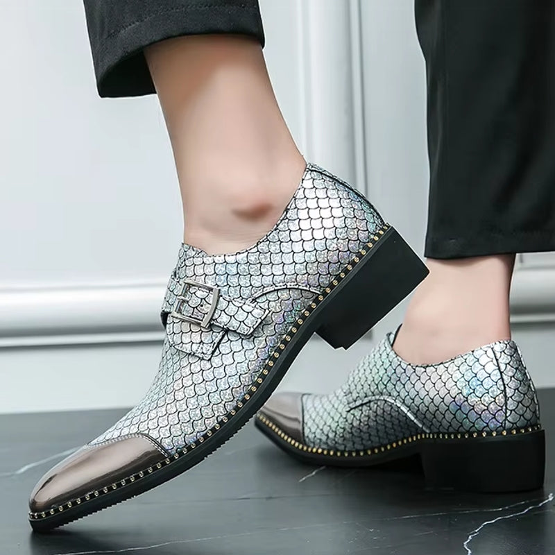 Golden Shoes For Men Men Dresses Shoes - Tophatter Daily Deals