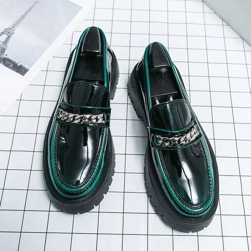 British Style Men Wedding Leather Shoes Loafers - Tophatter Daily Deals
