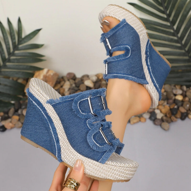 Fashion Platform Sandals Comfortable Anti-slip Designer Sandals Casual Women Shoes - Tophatter Daily Deals