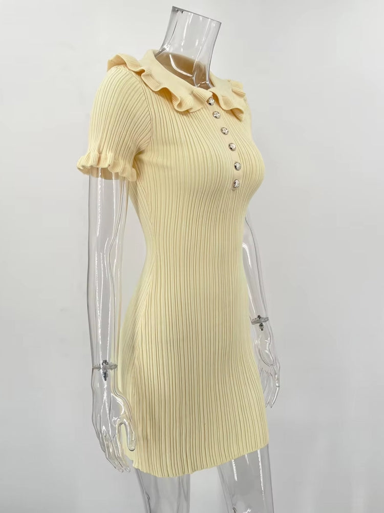 Ruffled Mini Dresses For Women Mini Dresses - Tophatter Daily Deals