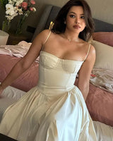 Elegant Events Corset Dress Sexy Strapless Midi Dresses Midi Dresses - Tophatter Daily Deals