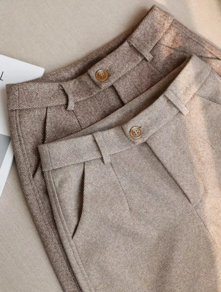 Women Harem Pencil Woolen Pants Jumpsuits & Pants - Tophatter Daily Deals