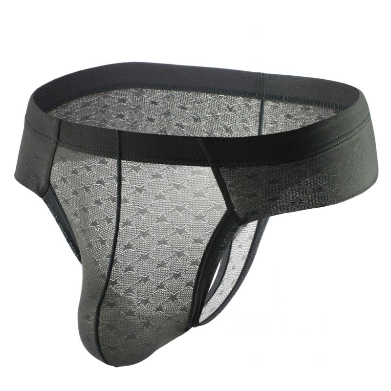 Men Briefs Ice Silk Underwear Grey Men Briefs - Tophatter Daily Deals