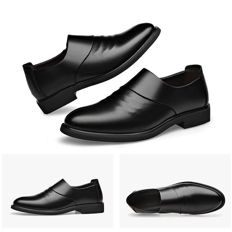 Formal Leather 6CM Elevator Shoes Men Dresses Shoes - Tophatter Daily Deals