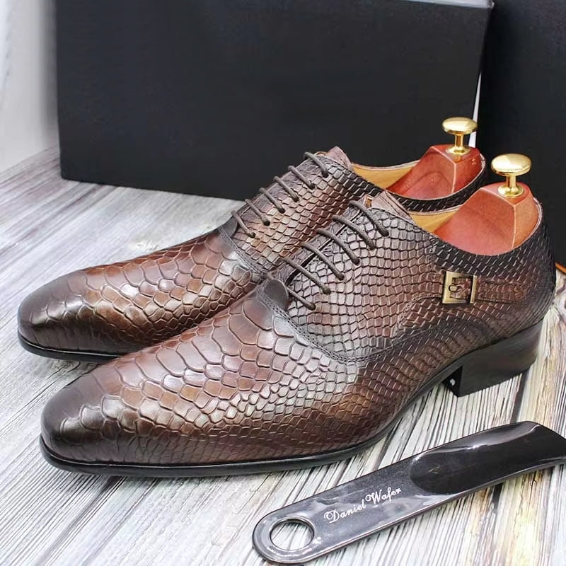 Modern Gentleman Business Shoes Men Dresses Shoes - Tophatter Daily Deals